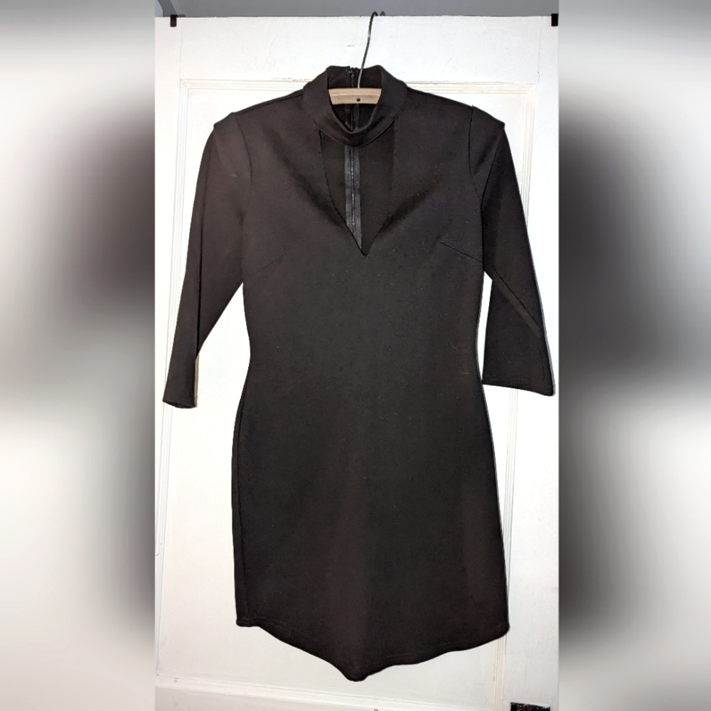 TOBI black cutout dress